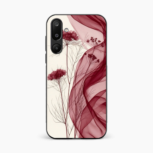 Red Floral Dream Samsung M16 Back Cover
