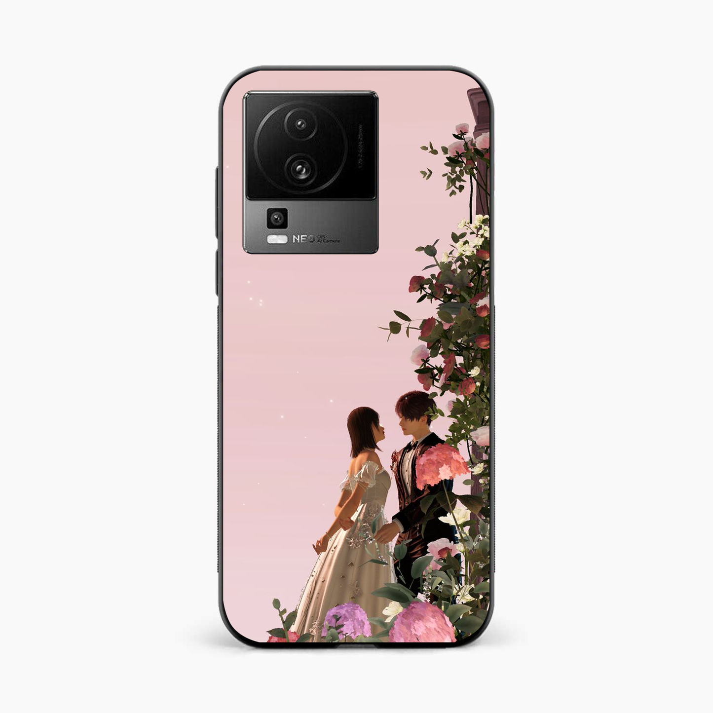 Romantic Blossom Couple Iqoo Neo 7 Pro 5G Back Cover
