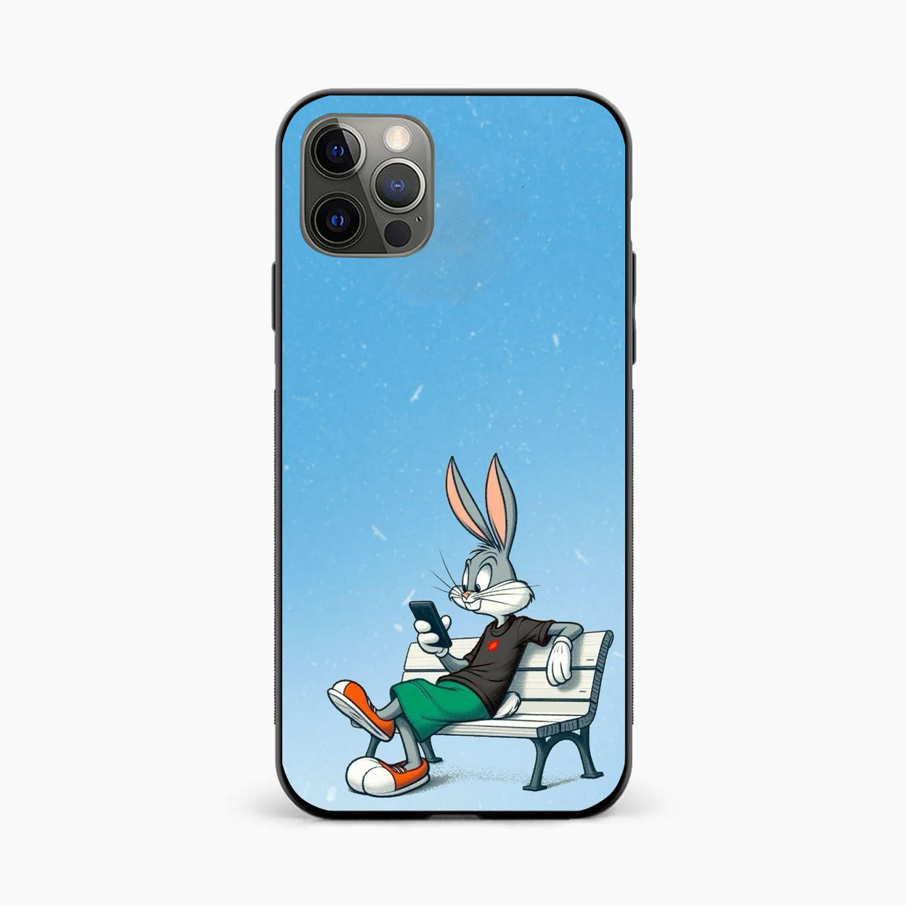 Chill Bunny Aesthetic 12 Pro Back Cover