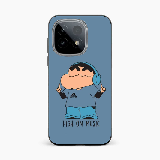 Shinchan High On Music Iqoo 15 5G Back Cover