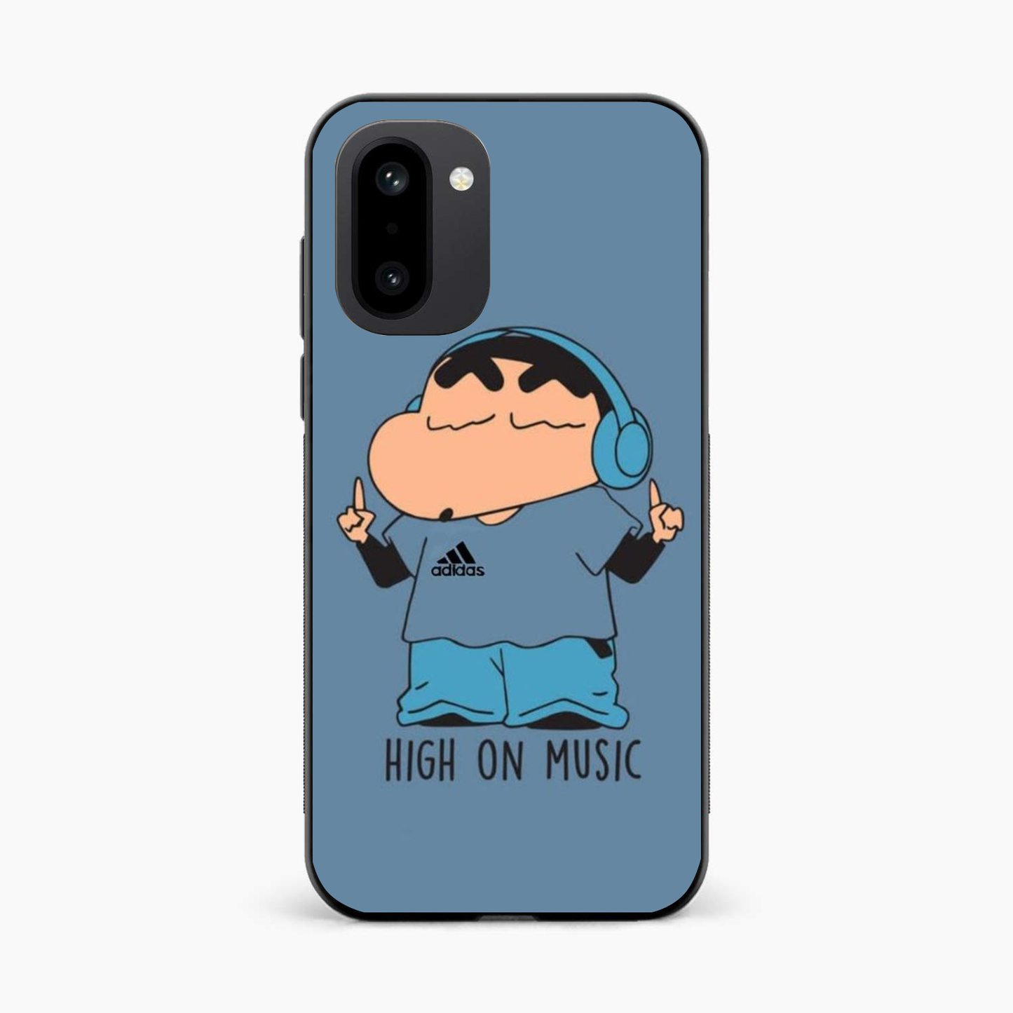 Shinchan High On Music OnePlus 15R 5G Back Cover