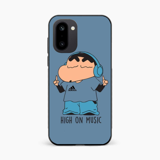 Shinchan High On Music OnePlus 15R 5G Back Cover