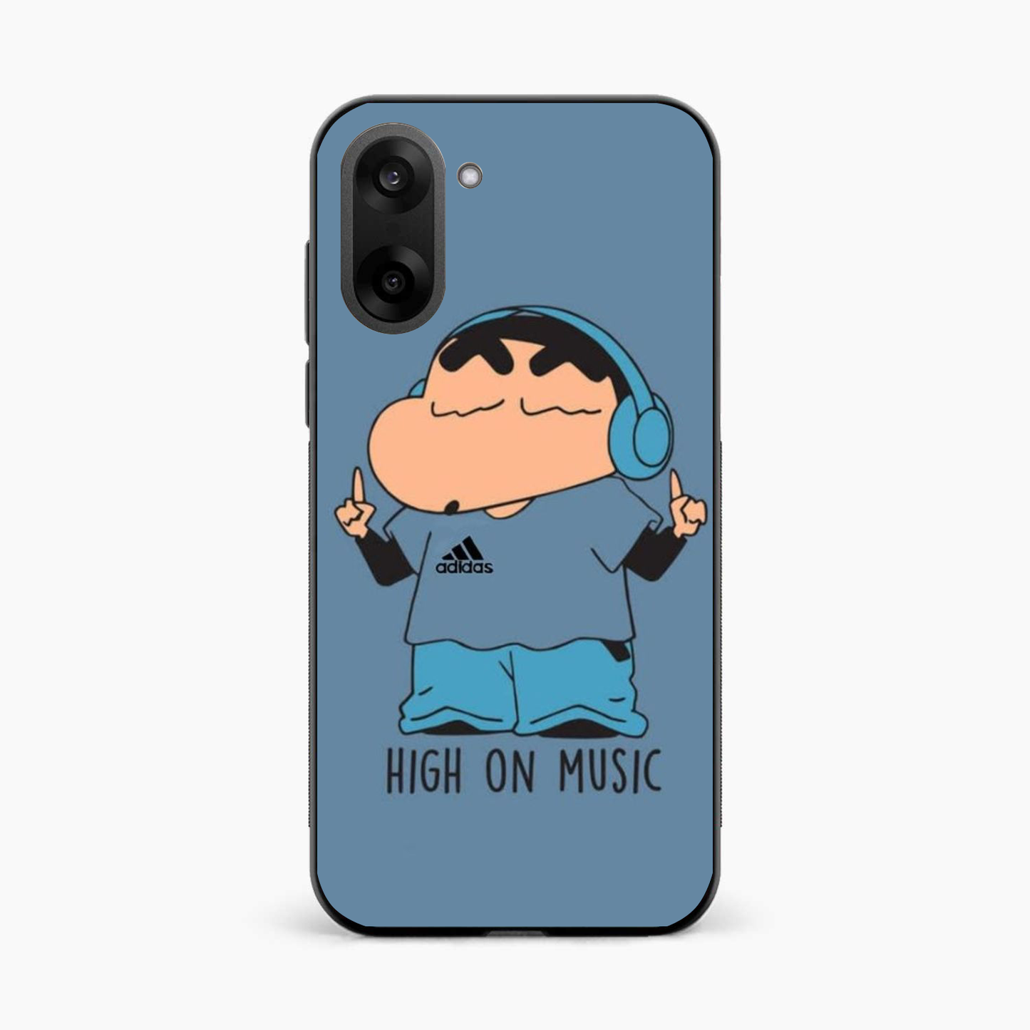 Shinchan High On Music OnePlus Nord CE 5 5G Back Cover