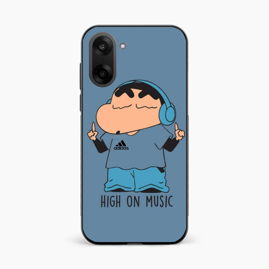 Shinchan High On Music OnePlus Nord CE 5 5G Back Cover