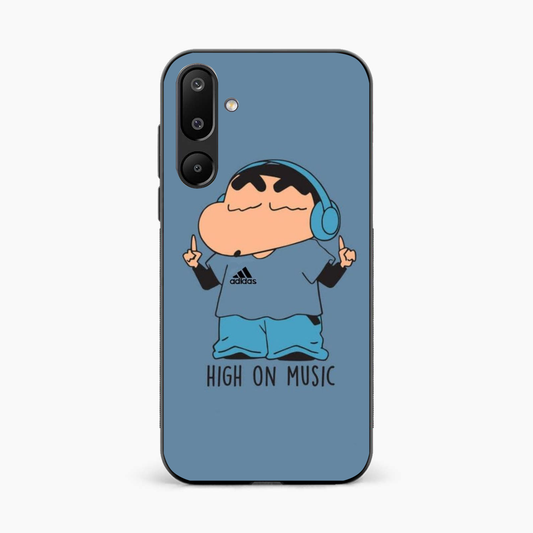Shinchan High On Music Samsung M16 Back Cover