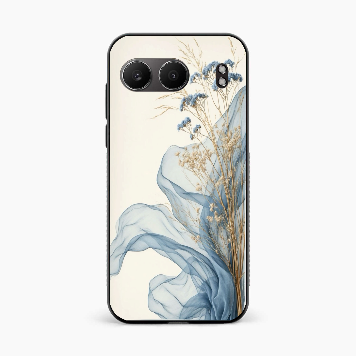 Soft Blue Floral OnePlus Nord 4 5G Back Cover