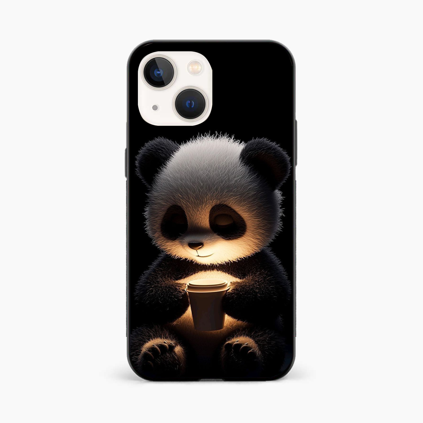 Soft Glow Panda Iphone 13 Mini Back Cover