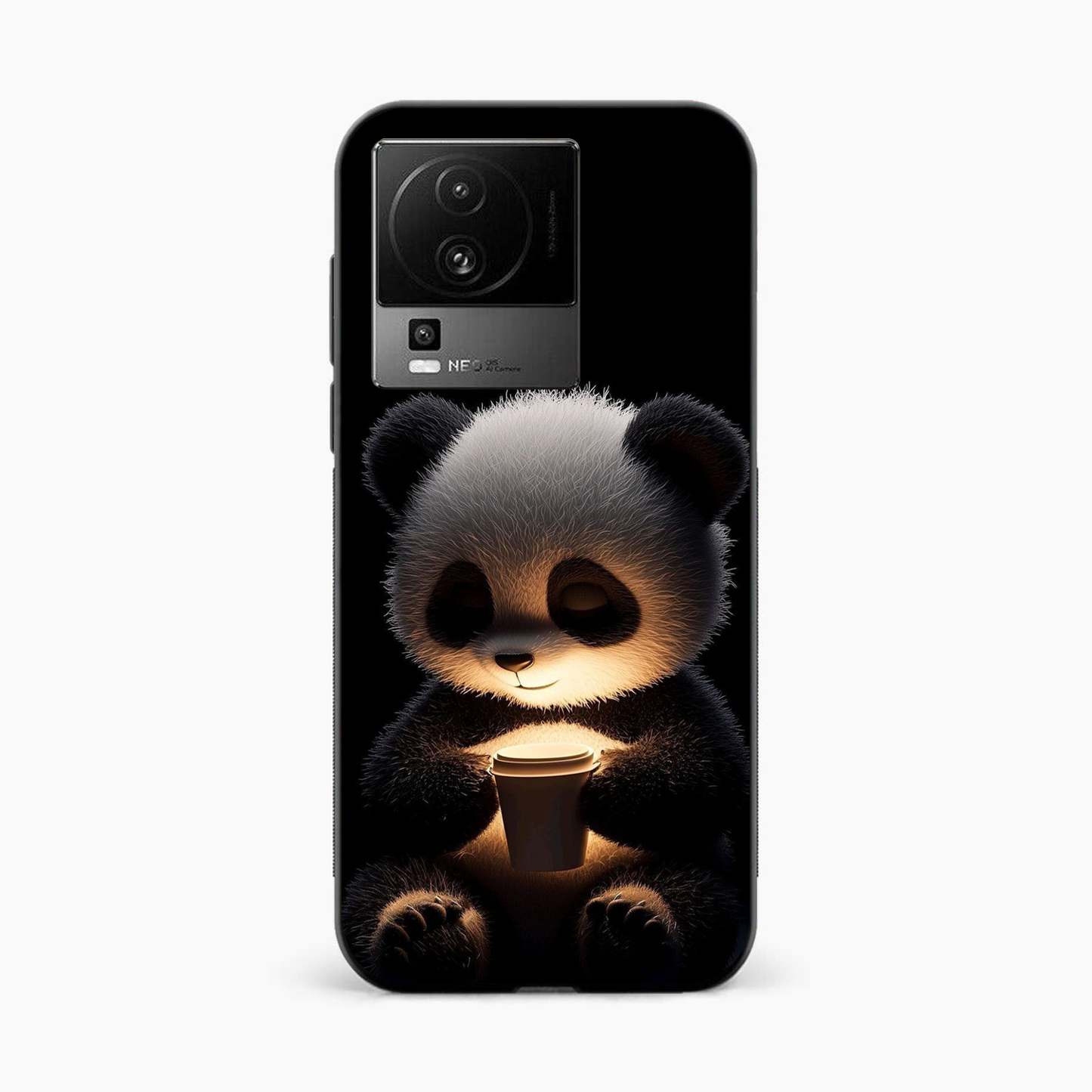 Soft Glow Panda Iqoo Neo 7 Pro 5G Back Cover