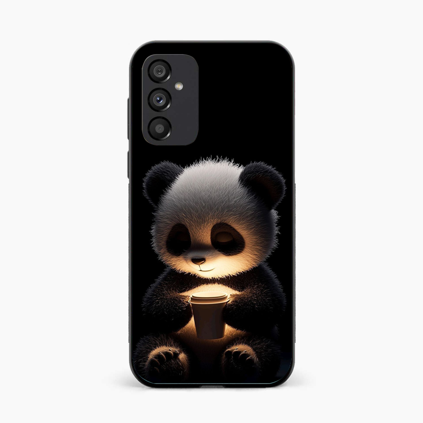 Soft Glow Panda Samsung M15 Back Cover