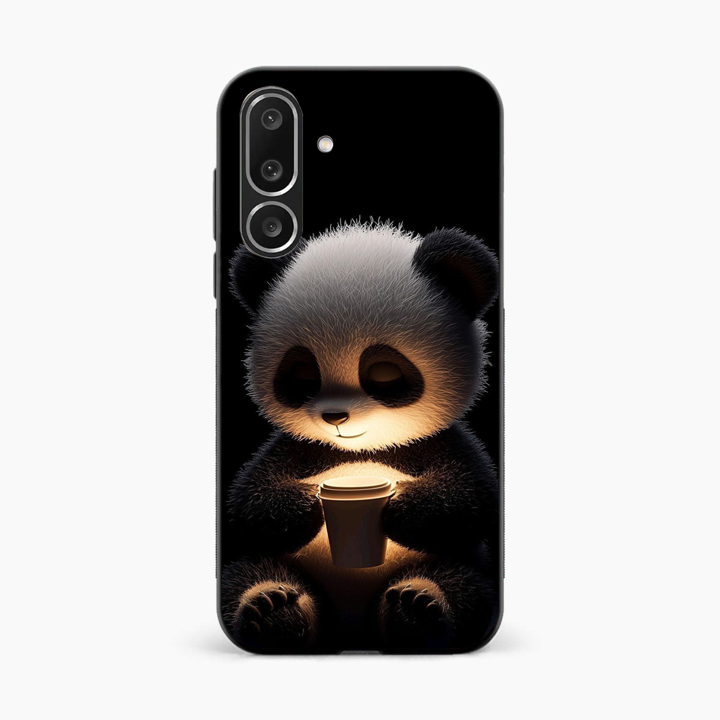 Soft Glow Panda Samsung M36 Back Cover