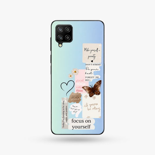 Soft Life Energy Samsung A12 Back Cover