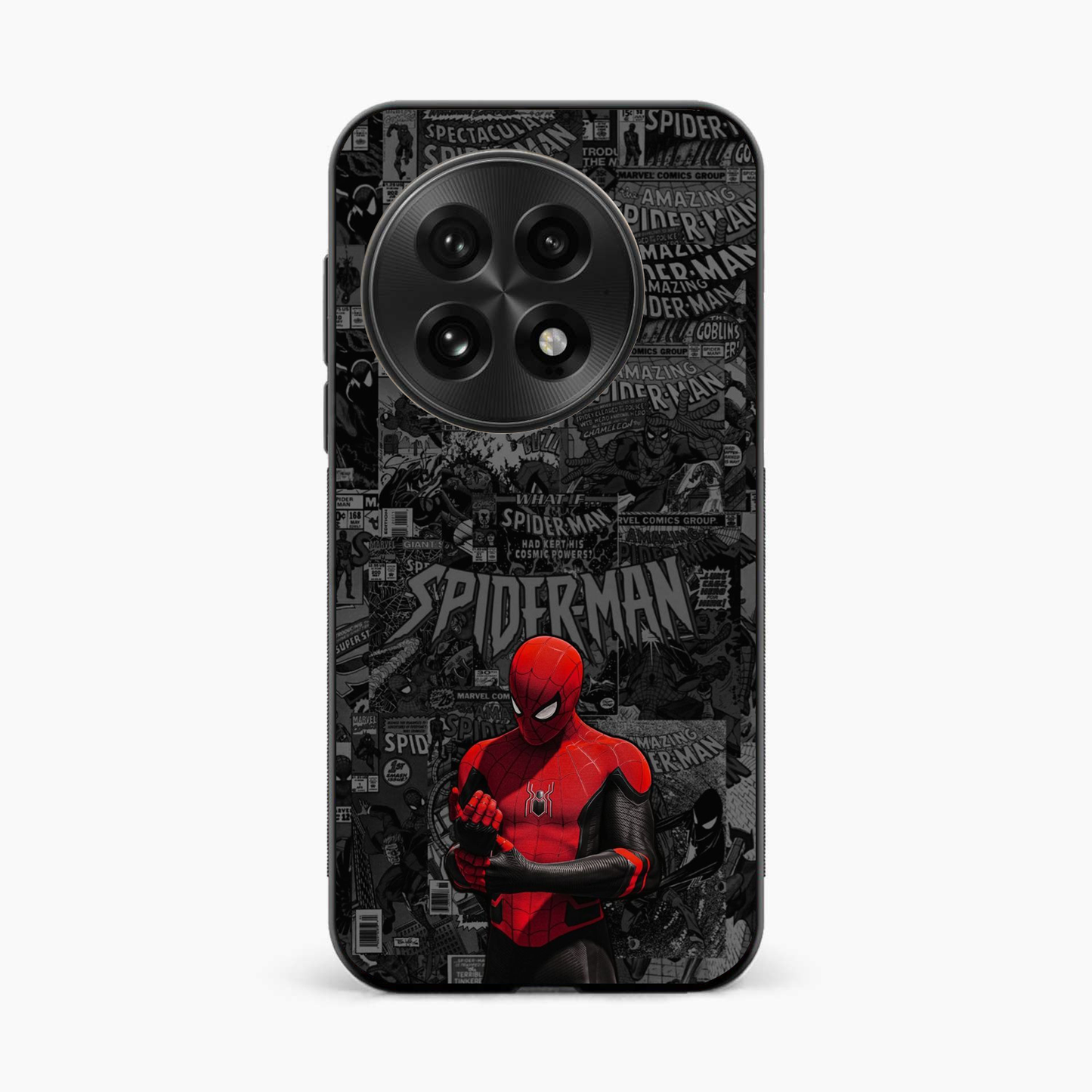 Spider Man Black Theme OnePlus 13 Back Cover