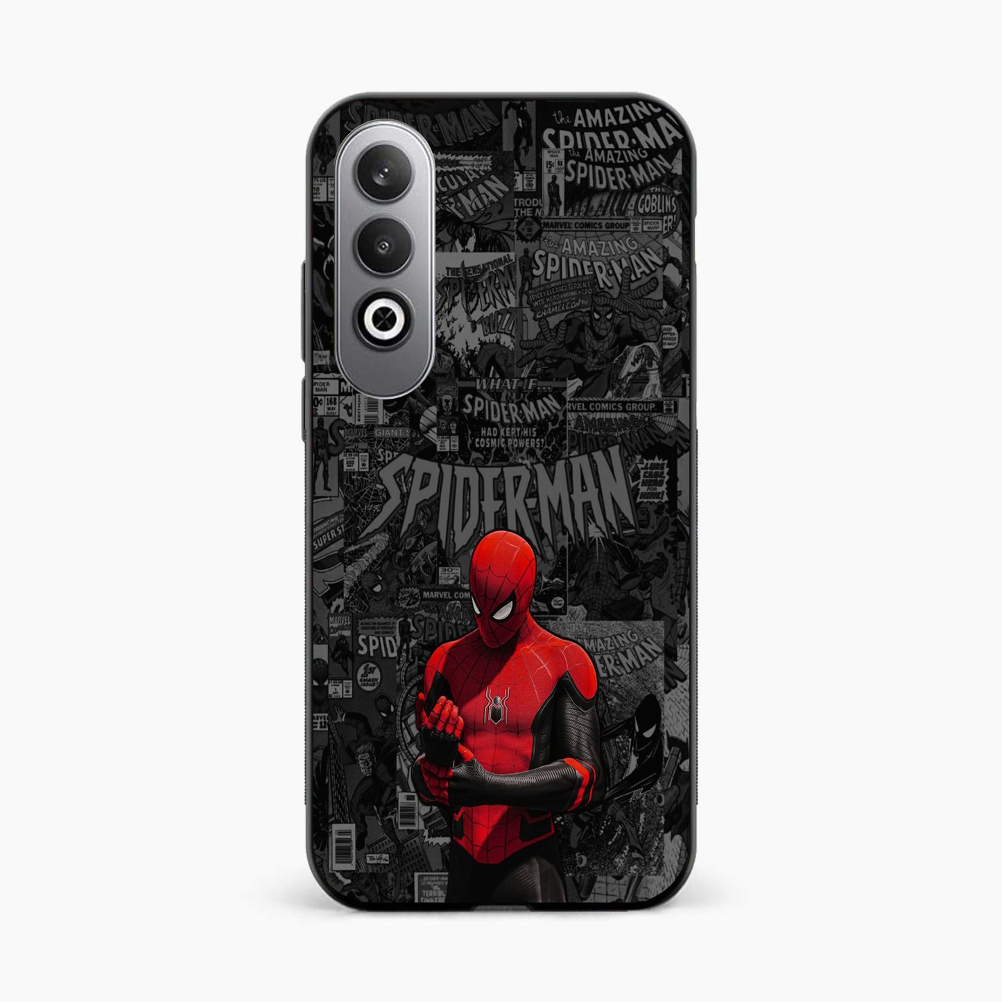Spider Man Black Theme OnePlus Nord CE 4 Back Cover