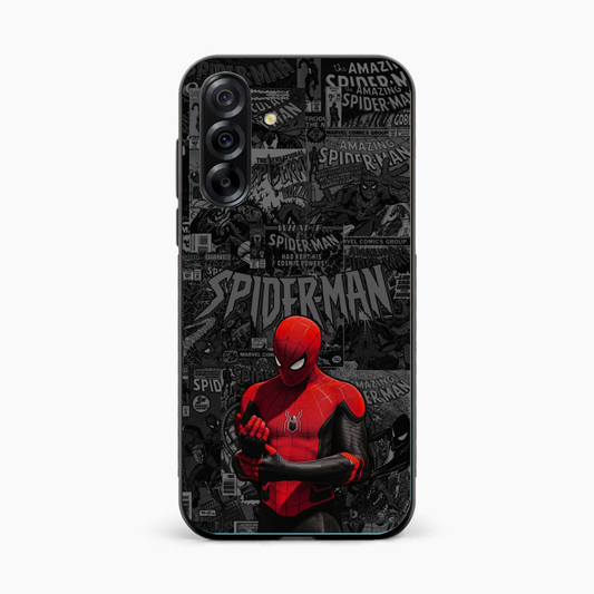 Spider Man Black Theme Samsung A36 Back Cover