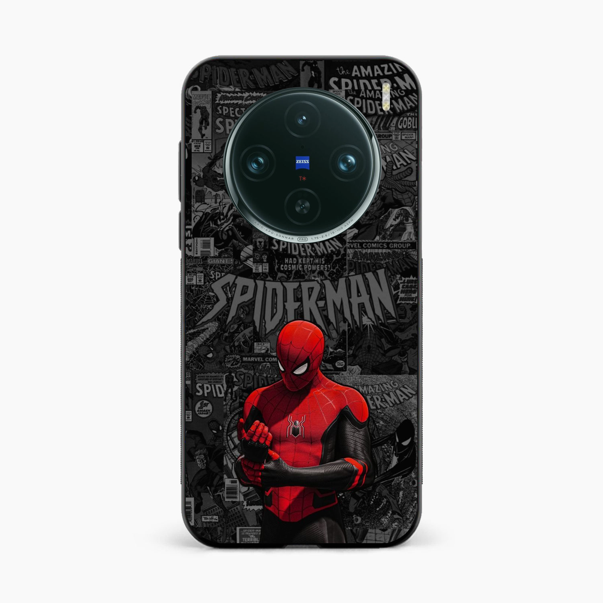 Spider Man Black Theme Vivo X100 Back Cover