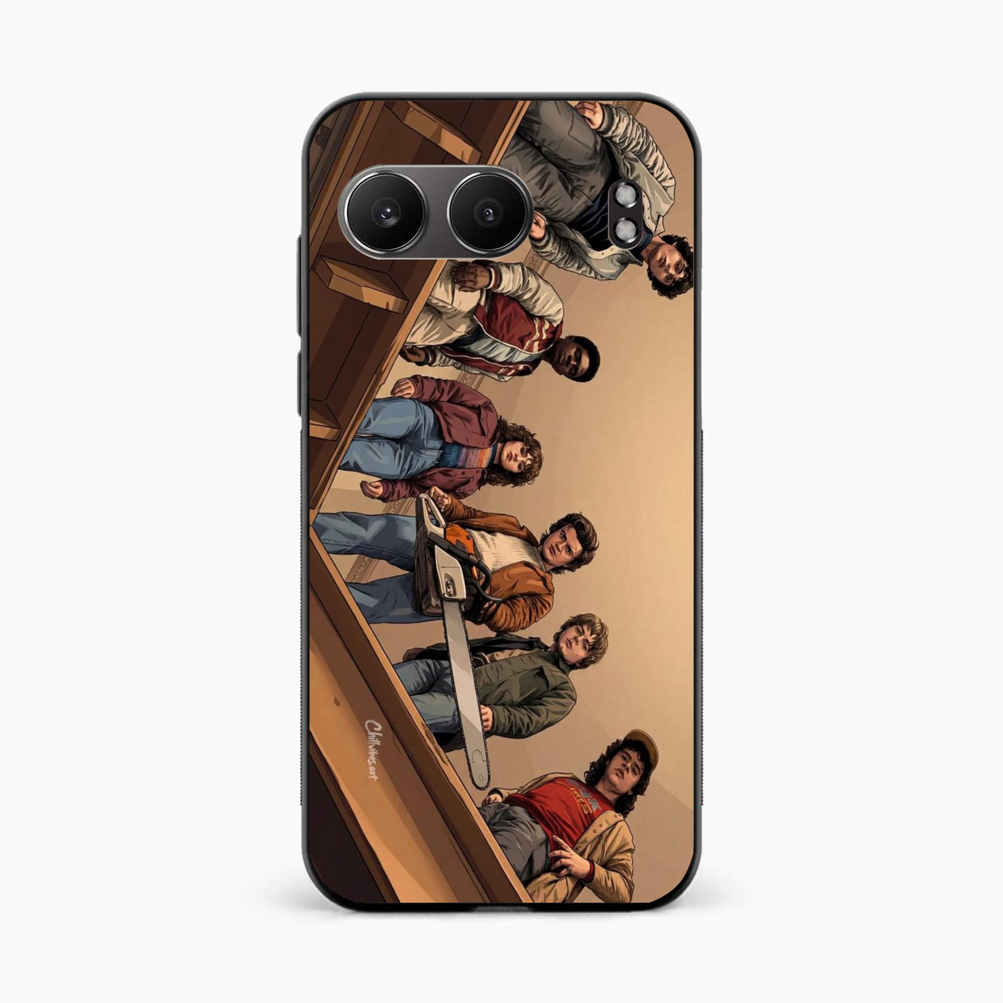 Stranger Squad Samsung A15 Chainsaw Back Cover