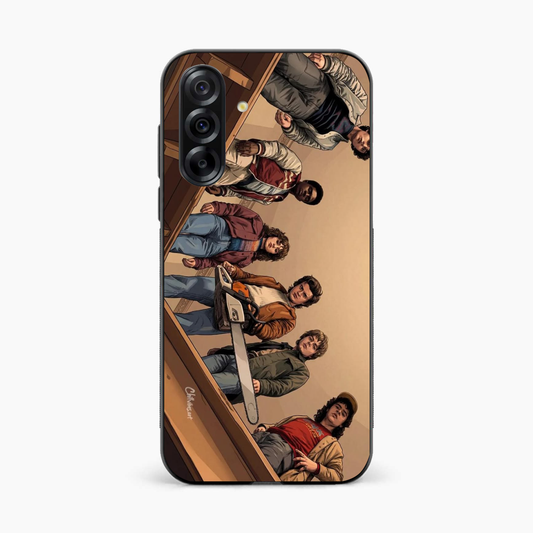Stranger Squad Samsung A36 Chainsaw Back Cover