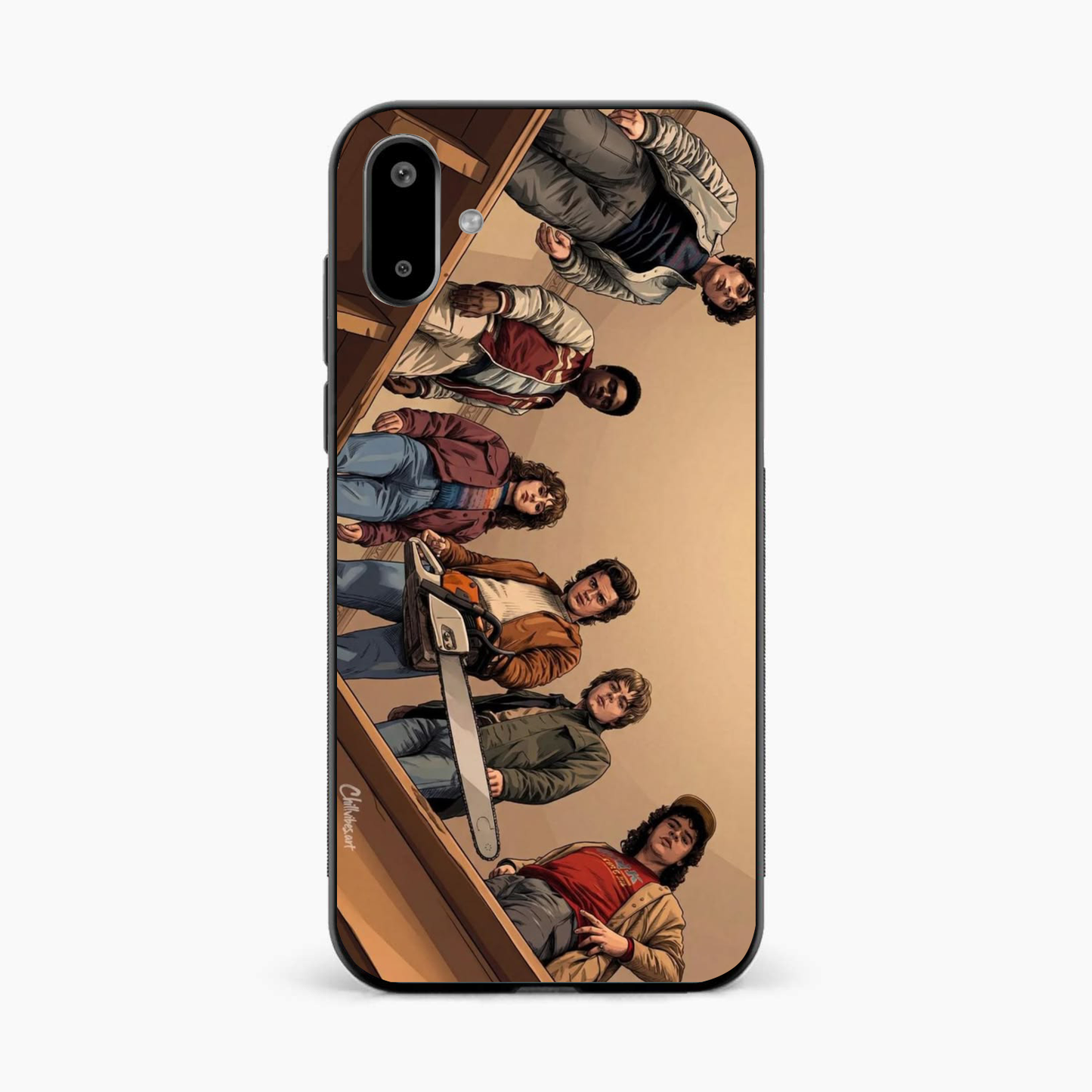 Stranger Squad Samsung F06 Chainsaw Back Cover