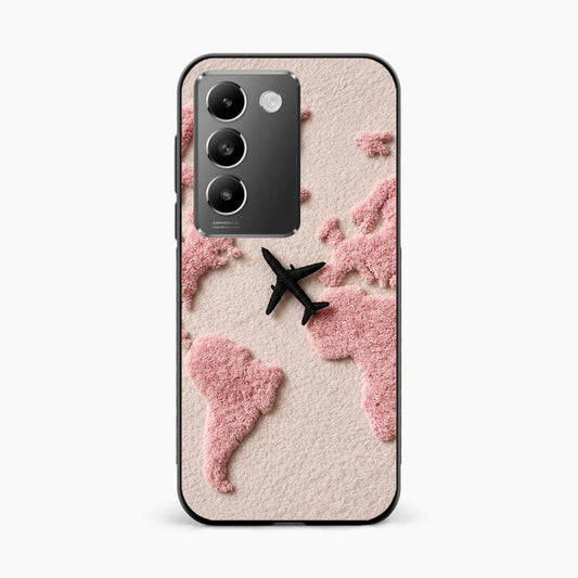 Pink Travel Mood Vivo T3 5G Back Cover
