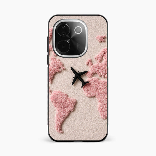 Pink Travel Mood Vivo T3 Pro 5G Back Cover