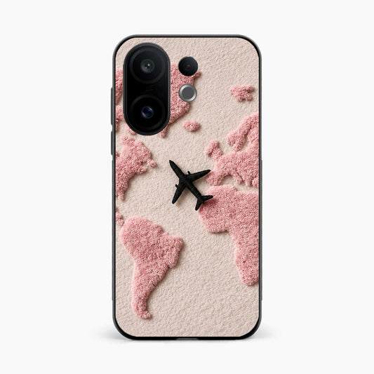 Pink Travel Mood Vivo T4 Pro 5G Back Cover