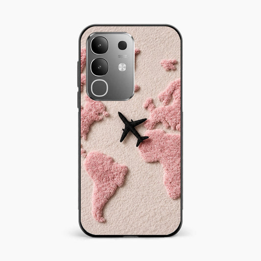 Pink Travel Mood Vivo T4x 5G Back Cover