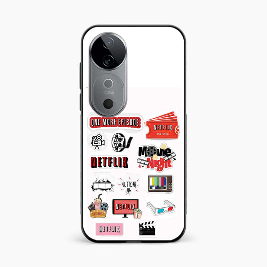Movie Lover Vivo V40 5G Aesthetic Back Cover