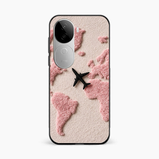 Pink Travel Mood Vivo V40e 5G Back Cover