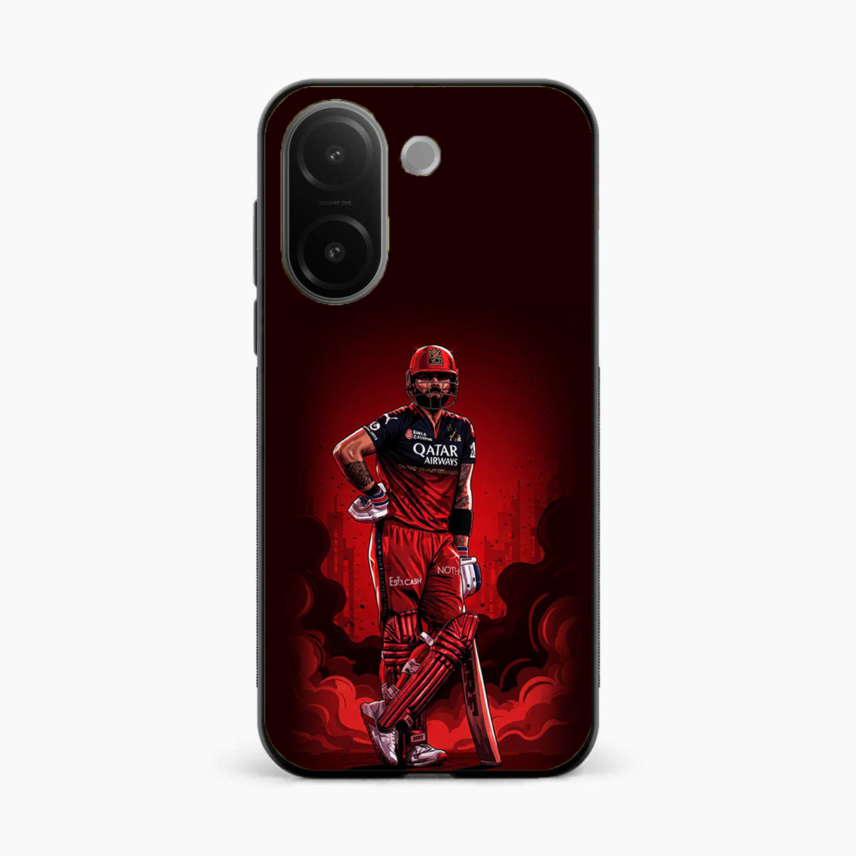 King Kohli Red Art Vivo V60e 5G Back Cover