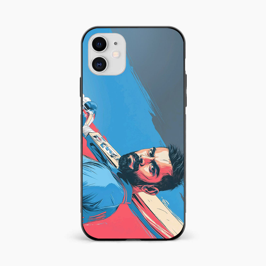 Virat Kohli Art iPhone 12 Back Cover