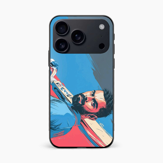 Virat Kohli Art Iphone 17 Pro Back Cover