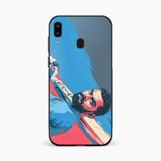Virat Kohli Art Samsung A20 Back Cover