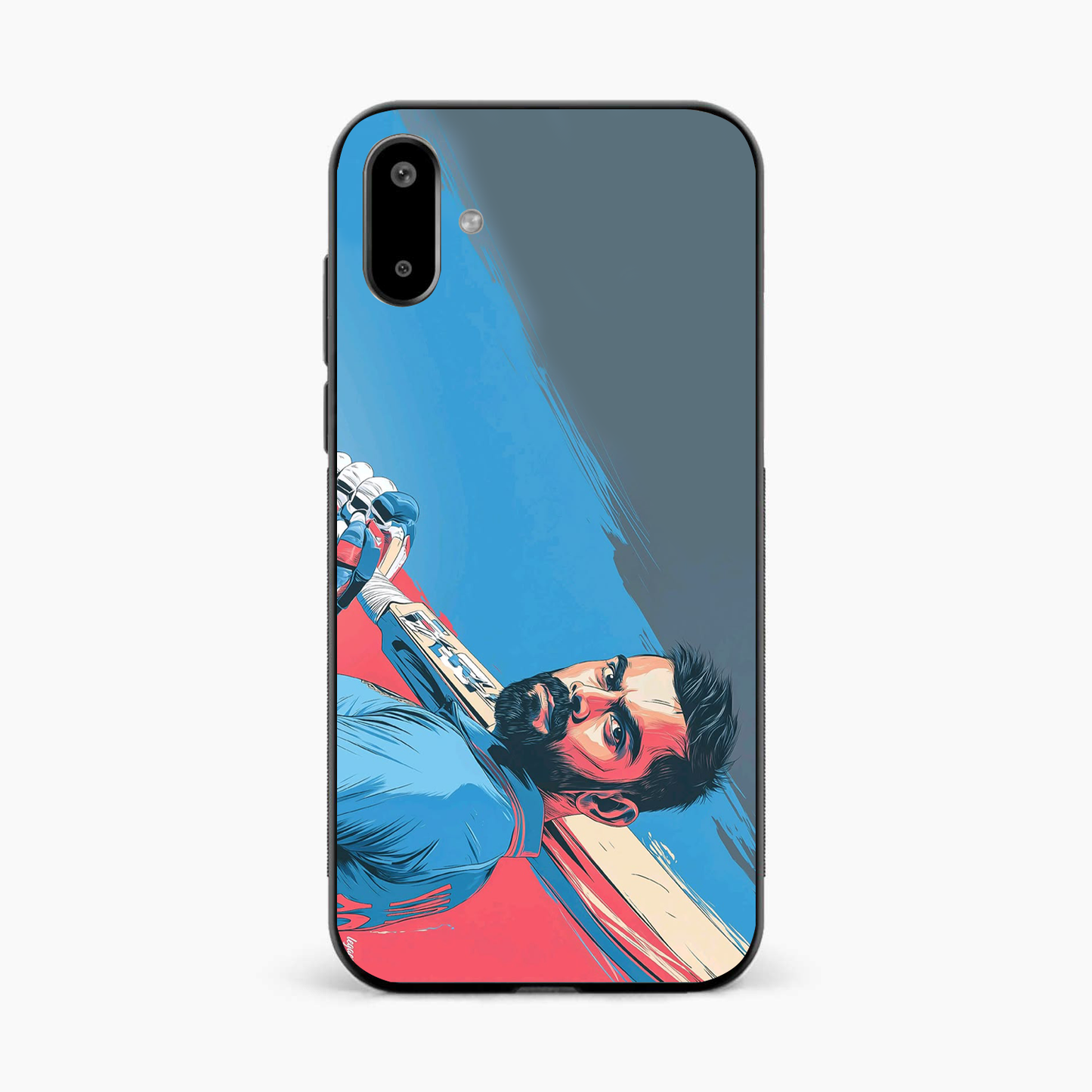 Virat Kohli Art Samsung F07 Back Cover