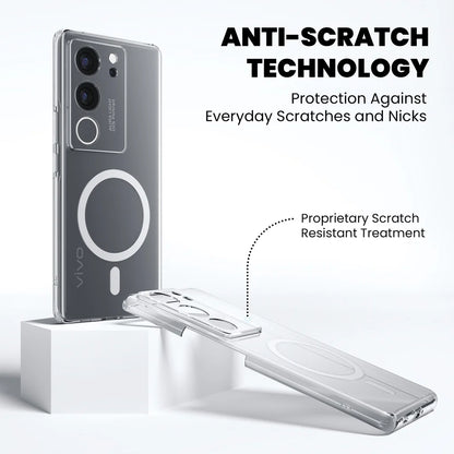 Vivo V23 Anti-Yellow Clear Back Case
