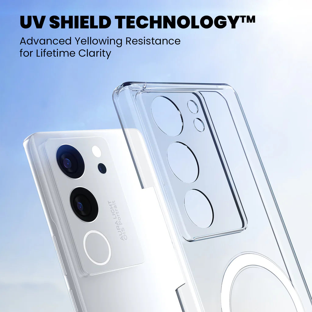 Vivo V23 Anti-Yellow Clear Back Case