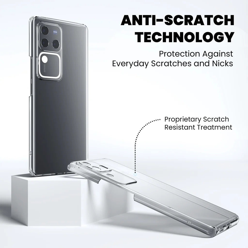 Vivo V30 Pro Anti-Yellow Clear Back Case