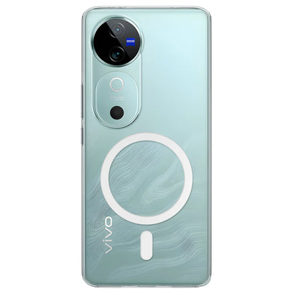 Vivo V40 Anti-Yellow Clear Back Case