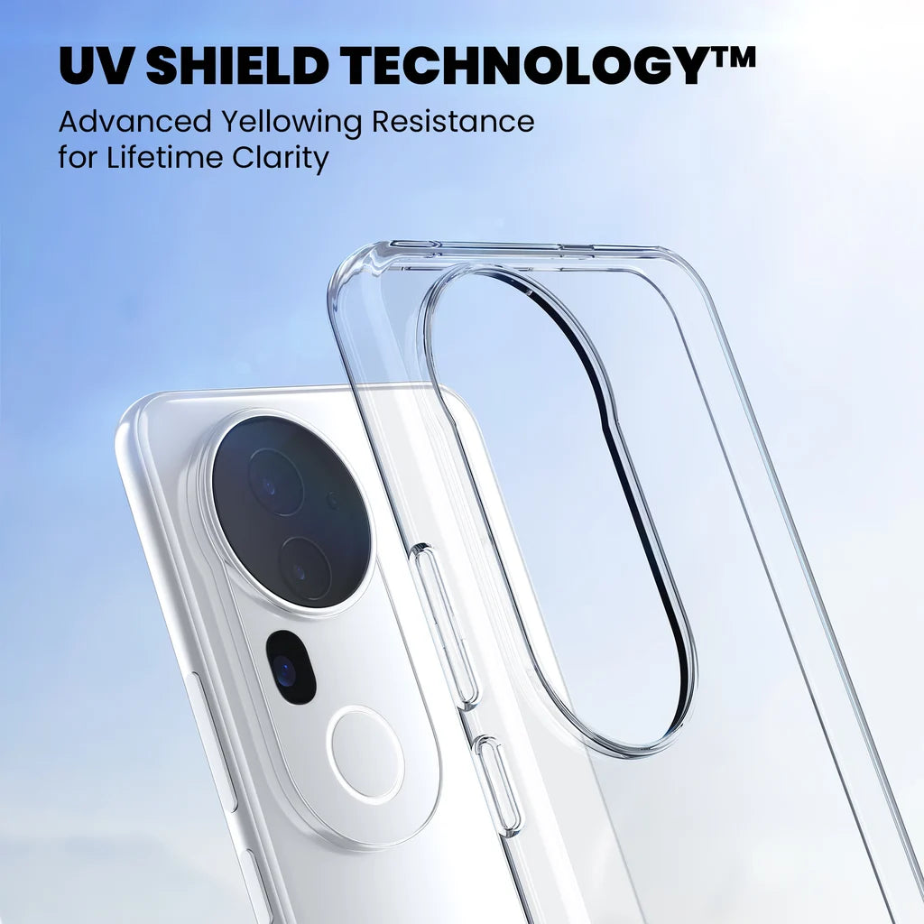 Vivo V40 Anti-Yellow Clear Back Case