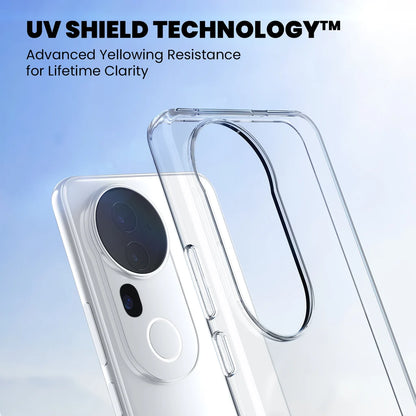 Vivo V40 Anti-Yellow Clear Back Case