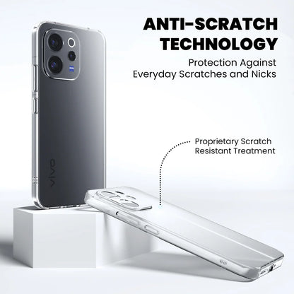 Vivo V70 Elite Anti-Yellow Clear Back Case