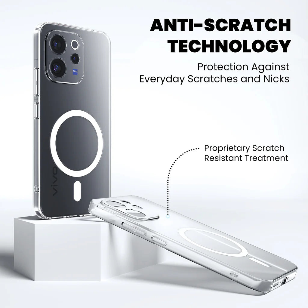 Vivo V70 Anti-Yellow Clear Case