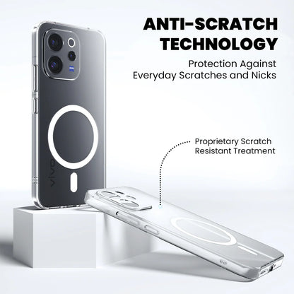 Vivo V70 Anti-Yellow Clear Case