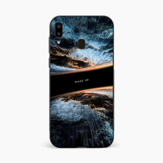 Wake Up Reality Vibes Samsung A20 Back Cover