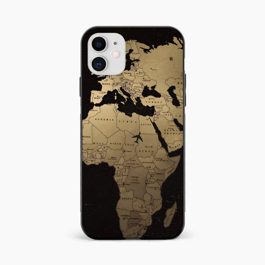 World Map iPhone 12 Back Cover