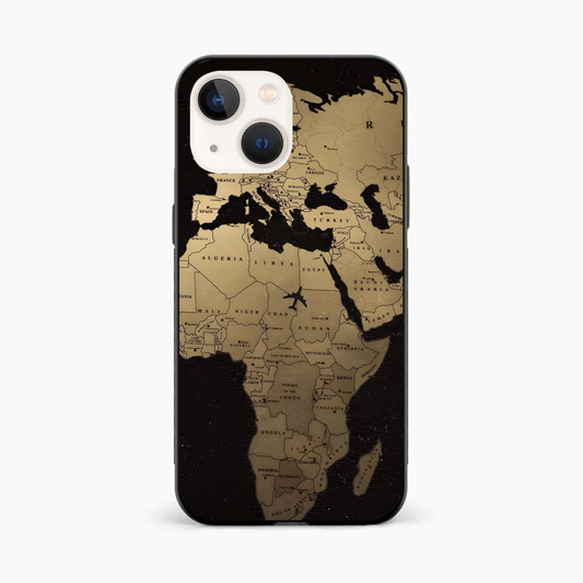 World Map Iphone 13 Mini Back Cover