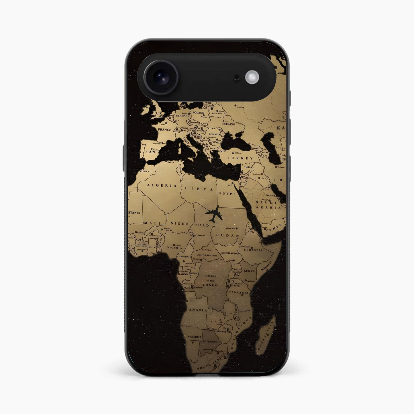 World Map Iphone 17 Air Back Cover