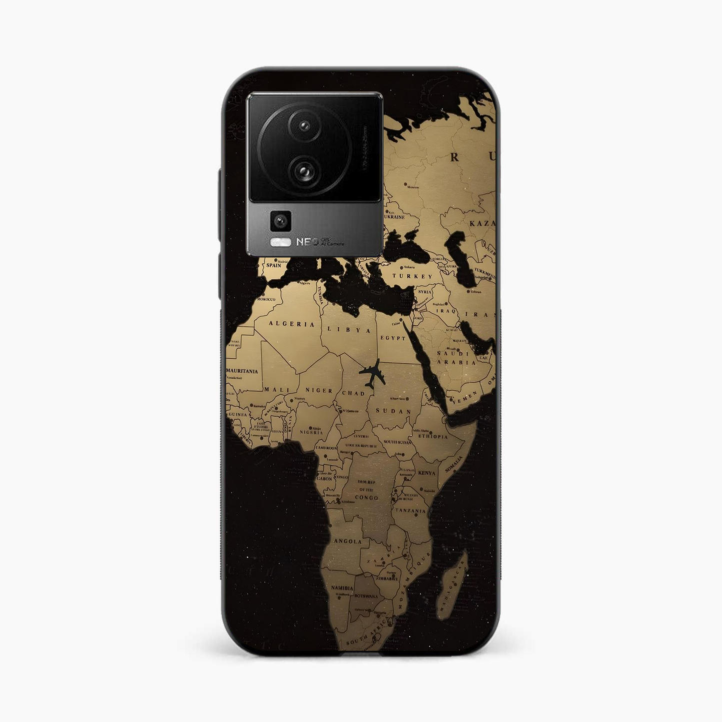 World Map Iqoo Neo 7 Pro 5G Back Cover