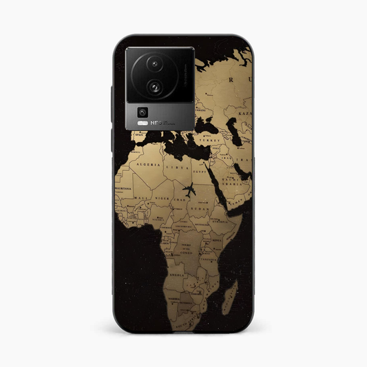 World Map Iqoo Neo 7 Pro 5G Back Cover