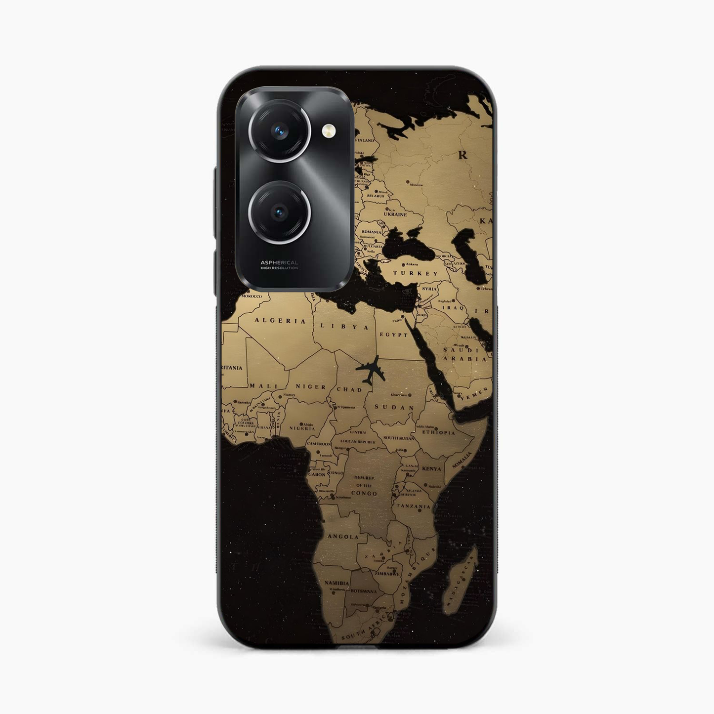 World Map Iqoo Z9 Lite 5G Back Cover