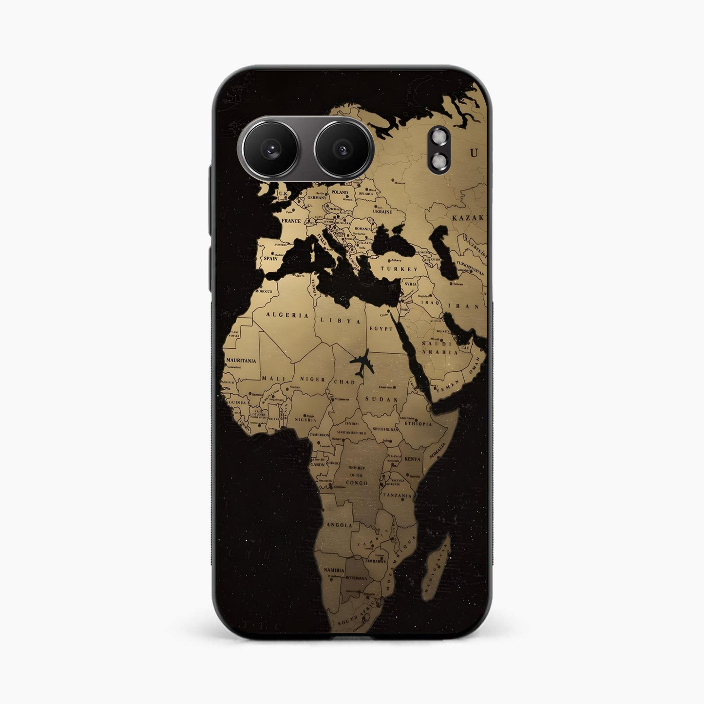 World Map Samsung A15 Back Cover